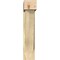 Ekena Millwork Traditional Block Rough Sawn Bracket w/ Offset Brace, Douglas Fir, 8"W x 28"D x 40"H BKT0806X28X40TRA05RDF - alternate 3